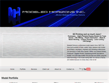 Tablet Screenshot of modeledhorizons.com
